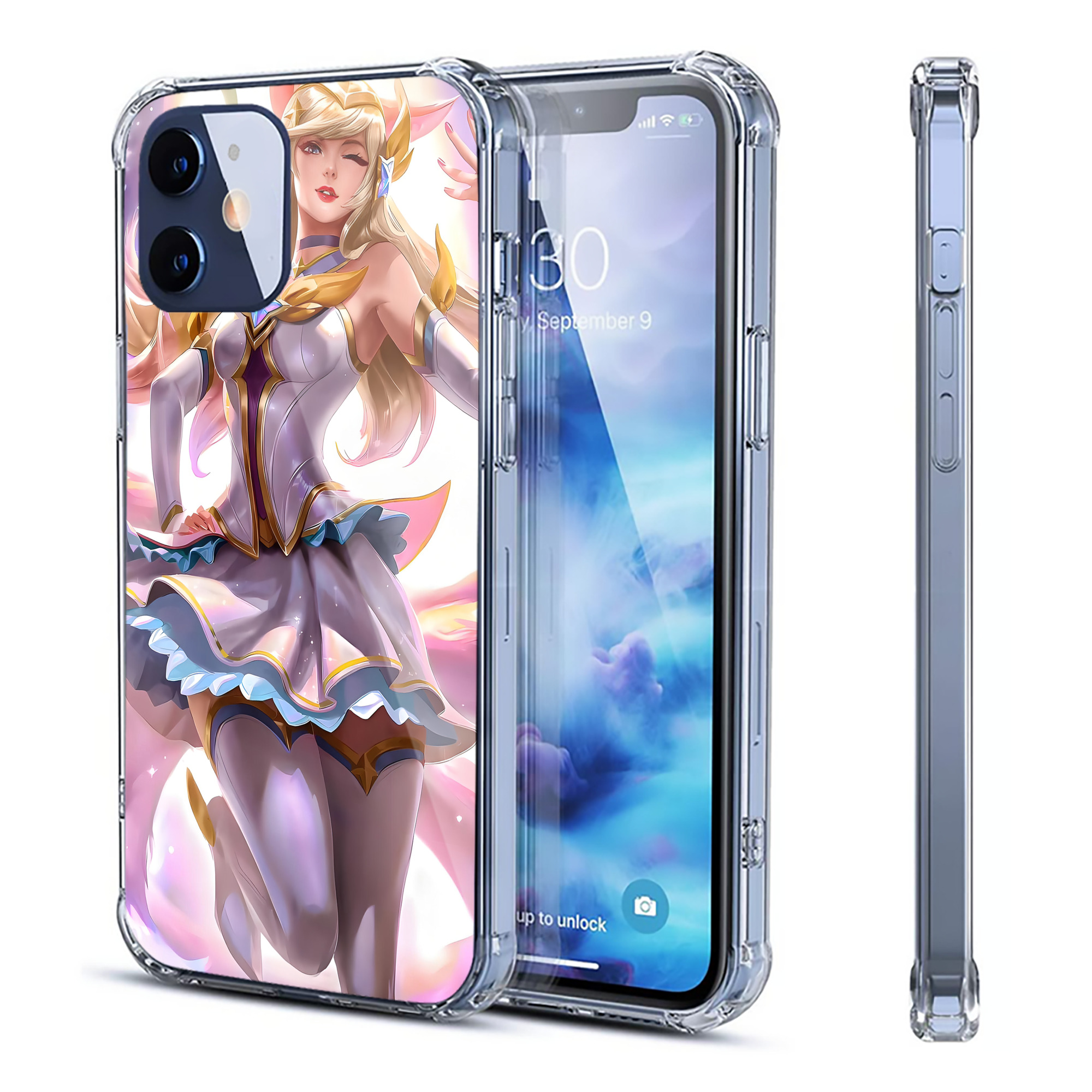 （画像用） リーグ・オブ・レジェンド League of Legends LOL 【iPhone 12シリーズ対応】透明スマホケース（クリアソフトケース）